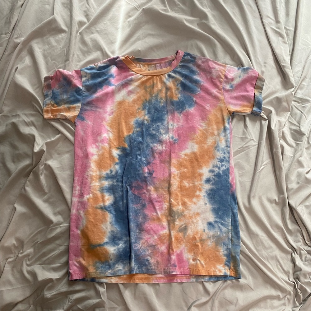 Lulus Tie Dye T Shirt Dress
